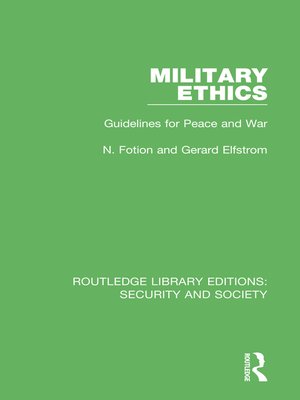 cover image of Military Ethics